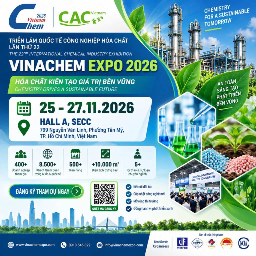 VINACHEM EXPO 2026 | Thiết kế, thi công gian hàng SECC
